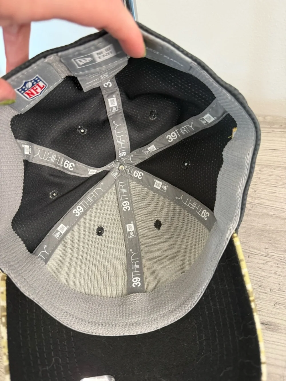New Era Black and Tan Camo 39THIRTY Stretch Cap